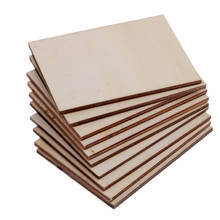 Modelo de placa de madera de Balsa, láminas de madera para manualidades, 20 unidades 2024 - compra barato