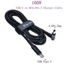 Cable de alimentación CC/Cable adaptador de cargador de portátil 7,4*5,0mm hembra a 4,5*3,0mm conector macho de clavija Central para ordenador portátil Dell 2024 - compra barato