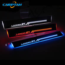 CARPTAH-placa de desgaste de puerta LED para coche Mitsubishi Lancer, Pedal de ajuste, placa de desgaste, Streamer dinámico, para Mitsubishi Lancer 2009 - 2015 2024 - compra barato