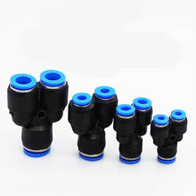 3 Way Port Y Shape Air Pneumatic 12mm 8mm 10mm 6mm 4mm OD Hose Tube Push in Gas Plastic Pipe Fitting Connectors Quick Fittings 2024 - buy cheap
