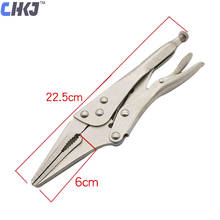 CHKJ 9Inch Locking Pliers Long Nose Straight Jaw Lock Vise Grip Clamp Hand Tool 22.5cm Fast Fixing Clamp 2024 - buy cheap