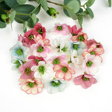 10pcs/ Lot Artificial Flower Multicolor 4.5cm Silk Daisy Rose Head Handmade DIY Wedding Home Decoration Festival Party Supplies 2024 - купить недорого