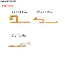 Cabo flexível liga/desliga do botão de energia, para nokia x5 x6 x7 5.1 6.1 7.1 plus 2024 - compre barato