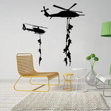 Creative Army Gamer Wall Stickers Living Room Decorative Aircraft Wall Decor Stickers Vinyl Wall Art Playroom Bedroom 2024 - buy cheap