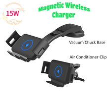 Cargador inalámbrico de coche de 15W, soporte de auto Detección, diseñado para teléfono de pantalla plegable, para Samsung Galaxy Fold/S10/S9/S8/i11/X/XR/8 2024 - compra barato