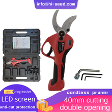 40mm opening size 3 battery kit Electric Shears Fruit Trees Cordless Lithium Electric Shears 2024 - buy cheap