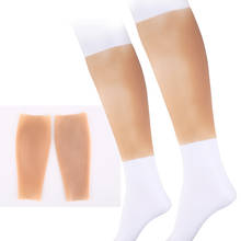 Corretor de postura de silicone macio, conjunto realista médico de pernas, para cobertura de cicatrizes de membros, para mulheres e homens 2024 - compre barato
