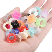 30Pcs Thin Silicone Flexible Ear Plugs Tunnels Double Flared Ear Gauges Expanders Piercing Oreja Earrings Body Jewelry 2024 - buy cheap