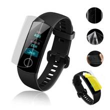 Película protectora de TPU suave para Huawei Honor Band 4 5, pulsera inteligente, transparente, protección antiarañazos 2024 - compra barato