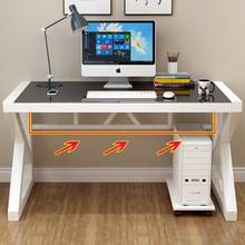 Computerized Desk Household Simple Writing Table Economical Tempered Glass Competition Table Student Simple Writing Table 2024 - buy cheap