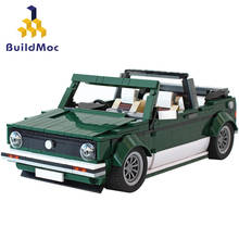 Buildmoc City Cabriolet Sports Car Bricks  Building Blocks BuildMoc High-tech Super Racing Car Bricks kids toys Gift boy 2024 - buy cheap