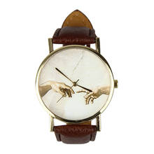 Оригинальные часы унисекс Reteo мужские и женские часы женские кожаные ремни кварцевые наручные часы креативные часы Reloj Mujer Montre подарок * A 2024 - купить недорого