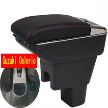 For Suzuki Celerio Armrest Box Celerio Universal Car Central Armrest Storage Box cup holder ashtray modification accessories 2024 - buy cheap