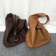 Women Leather Shoulder Bags Ladies Designer Tote Female Casual Handbags Black Brown Color Bags Bolsa Feminina sac a main femme 2024 - buy cheap