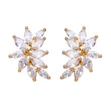 Bettyue Brand Luxury Multicolor Crystal Zircon New Hot Popular Stud Earrings Elegant Earrings Jewelry For Women Wedding Gift 2024 - buy cheap