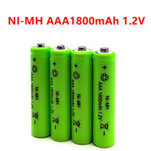 Аккумуляторная батарея, для игрушечного контроллера, 15 или 18 шт./лот, 1,2 в, 1800 мА · ч, Ni-MH AAA 2024 - купить недорого