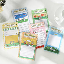 Bloc de notas adhesivas de la serie Girlhood para la escuela y la Oficina, Papelería Kawaii, portátil, suministros de papelería 2024 - compra barato