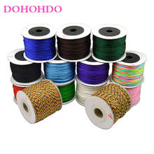 100M 0.8mm 1mm 1.5mm 2mm Nylon Cord Cotton Cord For DIY Braided Bracelet Necklace Jewelry Making Thread Chinese Knot String 2020 2024 - buy cheap