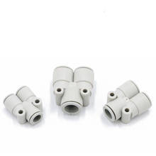 SMC tipo accesorios KQ2U tipo Y tres-conector One-touch conector neumática componentes de tubería 2024 - compra barato