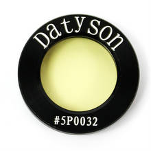 Datyson 1,25 дюйма светло-желтый астрономический телескоп Nebula фильтр Тонкая нить и береговая нить с оптическим стеклом 5P0032 и 5P0041 2024 - купить недорого