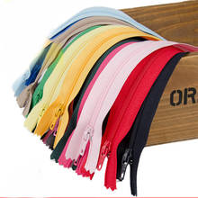 50 pces 3 #20cm (7.87 polegadas) zíperes de náilon para diy costura calças carteira artesanal 25 cores disponíveis 2024 - compre barato