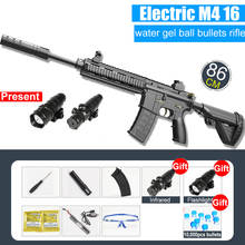 Gun Toy Electric M416 Submachine Rifle Sniper Airsoft Crystal Bomb