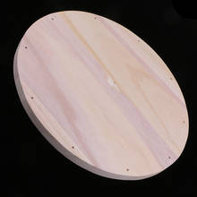Unfinished Round Wood Circle Cutout 12Inch - DIY Arts Crafts Predrilled Hole 2024 - buy cheap