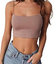 Fashion Trend Women Sexy Crop Tops Lady Girls Summer Solid Clothes Woman Casual Tank Tops Vest Sleeveless Crop Top blusas 2024 - buy cheap