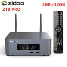 Zidoo-conjunto tv box z10 pro, android 9.0, hexadore, 64 bits, 2 gb, 32 gb, ddr4, 2.4 gb/5 gb, dolby vision, hdr10 +, hdd, bay, até 14tb, 4k, reprodutor de mídia 2024 - compre barato