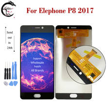 Display lcd para smartphone, tela sensível ao toque, peça de reposição para elephone p8, 2017, 5.5 polegadas 2024 - compre barato
