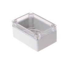 1pc 100*68*50mm Plastic Electronic Project Box  Enclosure Case Shell Electrical Connector Waterproof with Clear Cover 2024 - buy cheap