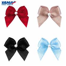 YAMA Wide 26mm±3mm High 25mm±3mm Ribbon Bow with Bead 200pcs/bag Ribbon for Grils Hair Accessories DIY Wedding Party Decoration 2024 - buy cheap