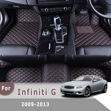 Alfombras RHD para Infiniti G 2013 2012 2011 2010 2009, alfombrillas para el suelo del coche, piezas interiores personalizadas, protegen las alfombras, cubiertas de suelo 2024 - compra barato