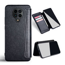 Capa de couro para xiaomi poco f2 pro, capa com flip sem ímã, pocophone f1 m3 pro x3 nfc 2024 - compre barato