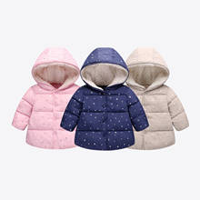 Casaco de inverno para crianças adolescentes bebês meninos meninas algodão acolchoado parka e casacos grossos e quentes jaquetas longas para crianças 2024 - compre barato