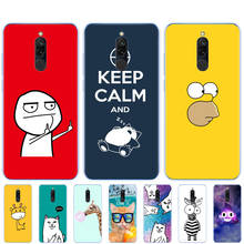 silicon case for xiaomi redmi 8a 8  note 8 PRO 8T 9S cover for xiaomi mi 10 PRO NOTE 10 PRO MI 9 lite funny cute fashion design 2024 - buy cheap