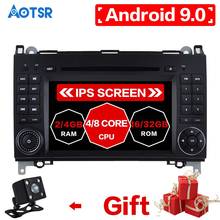 Central multimídia automotiva para mercedes benz, com android 9.0, dvd player, navegação gps, rádio, reprodutor de mídia, para os modelos b200, b, clas, w169, w245, viano, vito, w639 2024 - compre barato