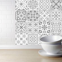 Papel tapiz de pared con auto adhesivo, pegatina de azulejo de pared, estilo marroquí, para cocina o baño, impermeable anti salpicaduras y material removible de PVC 2024 - compra barato
