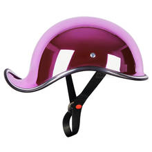 Мотоциклетный шлем унисекс, винтажный полулицевой, в стиле ретро, M/L/XL 2024 - купить недорого