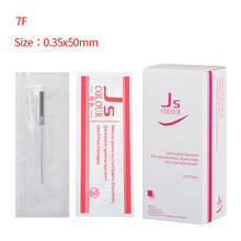 500PCS Makeup Needles 7F Sterilized Stainless Steel Needles For Eyebrow wholesales free shipping-B5 2024 - buy cheap