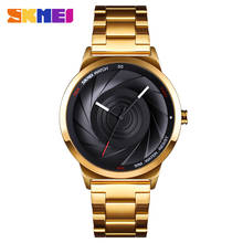 New SKMEI Top Luxury Brand Men Watch Quartz Male Clock Creative Sport Waterproof Stainless Steel Wristwatch Reloj Hombre 2024 - buy cheap