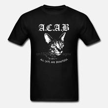 Acab T Shirt Cartoon Print Acab T Shirt 100 Percent Cotton 5X Tee Shirt Man Funny Casual Short Sleeve Printed Streetwear Tshirt 2024 - buy cheap