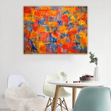 Холст Citon Jasper Johns, карта, печатный современный плакат, домашняя абстрактная декоративная живопись, настенное искусство, картина для гостиной, модульная рамка 2024 - купить недорого