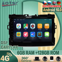 For TOYOTA PREVIA 2006-2012 Android Car radio Player GPS Navigation 360 camera Auto Stereo Multimedia Video DSP carplay 4G SIM 2024 - buy cheap