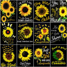 Evershine-pintura de diamantes 5D DIY, bordado de girasol, pizarra, punto de cruz, mosaico de flores, regalo de decoración del hogar 2024 - compra barato