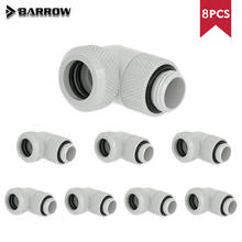 Barrow Hard Tube Fitting 90 Degree Rotary Adapter For OD12mm / OD14mm Rigid Pipe Computer Case Component, TWT90KND, 8pcs/lot 2024 - buy cheap