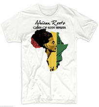 Fashion Casual Men T-shirt Africa T-shirt, African Map, Black History, Rastafari, Reggae Cotton Shirt Hip Hop Tees Tops Harajuku 2024 - buy cheap