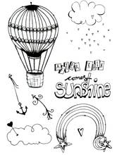 Hot Air Balloon Clear Stamp for DIY scrapbooking/Card Making  C1030 2024 - buy cheap