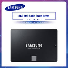 SAMSUNG SSD 860 EVO 250 ГБ 500 ГБ 1 ТБ Внутренний твердотельный диск HDD жесткий диск SATA3 2,5 дюймов ноутбук Настольный ПК TLC диск HD SSD 2024 - купить недорого
