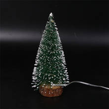 1Pc Led Light Mini Artificial Christmas Trees Decorations Festival Tabletop Miniature Snow Frost Xmas Tree Decor 4Sizes 2024 - buy cheap